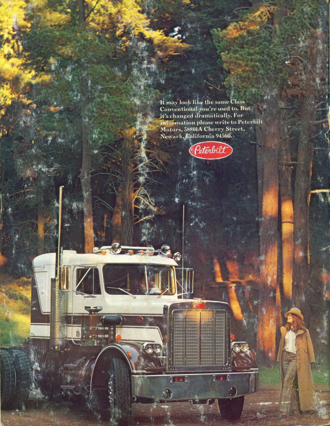 Photo: April 1973 Peterbilt Ad Back Cover | 04 Overdrive Magazine April