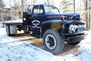 Photo 1952 Ford F7 Big Job Stake Truck C 1948 1958 Ford